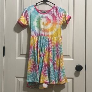 Vibrant Tie-Dye Kids casual dress size 14-16